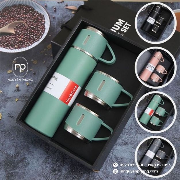 in hộp đựng bình giữ nhiệt làm quà tặng